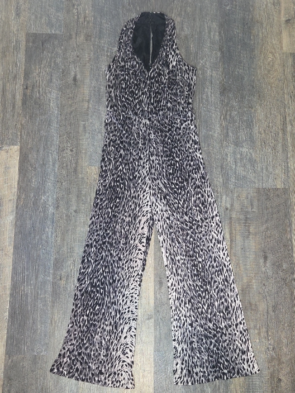 Vintage Leopard Print Jumpsuit